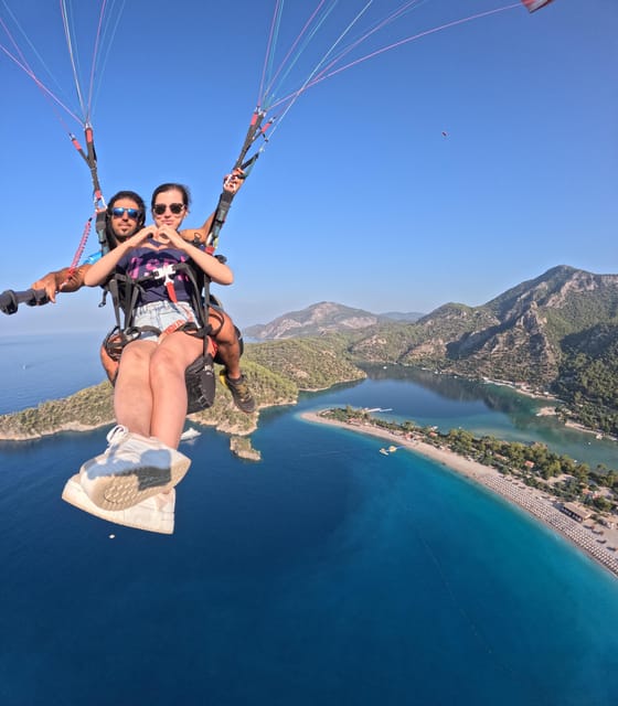 From Fethiye: Oludeniz Paragliding Trip with Transfer - The takeoff and flight timing: about 30 minutes with an extension option