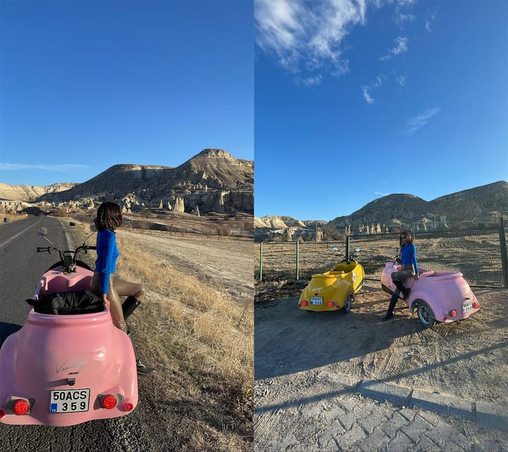 From Göreme: Cappadocia Electric Trike Tour - Çavuşin village: cave dwellings, old churches, and rock dovecotes