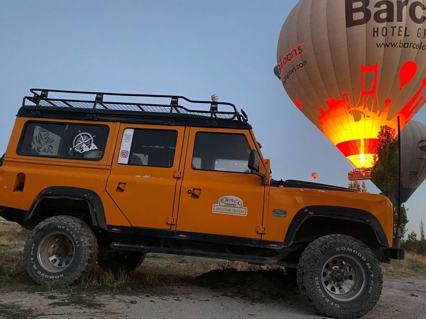 From Göreme/Ürgüp: Cappadocia Jeep Safari Sunrise or Sunset - From Göreme or Ürgüp to Off-Road Cappadocia in 2.5 Hours