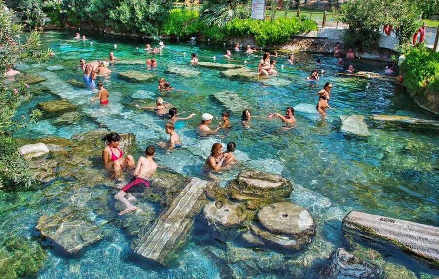 From Kusadasi and Selcuk: Pamukkale and Hiearapolis Tour - Sacred Pool swimming: what to expect and how to prepare