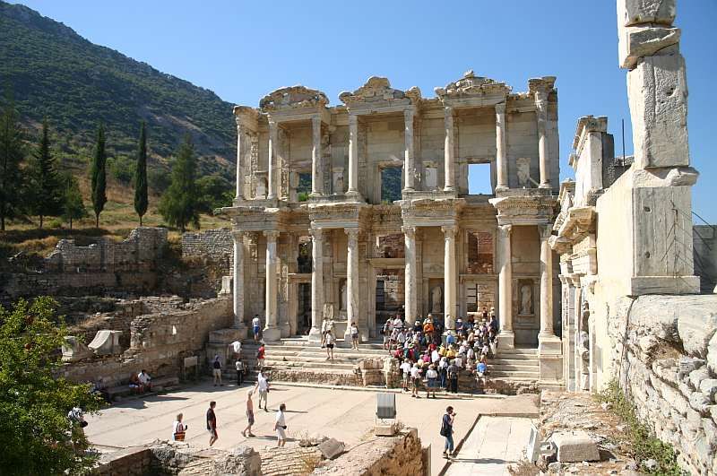 From Kusadasi or Izmir: Ephesus Private Tour - Ephesus ruins: Odeon, Pollio Fountain, and Celsus Library