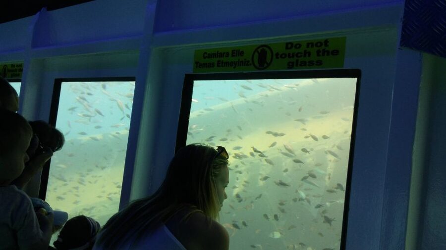 From Marmaris: Day Trip by Glass Bottom Semi Submarine - Comfort and safety details that matter on a swimming-focused boat