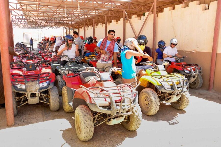 From Ürgüp/Göreme: Cappadocia Sunrise or Sunset Quad Tour - Cavusin abandoned village: carved houses give the adventure meaning