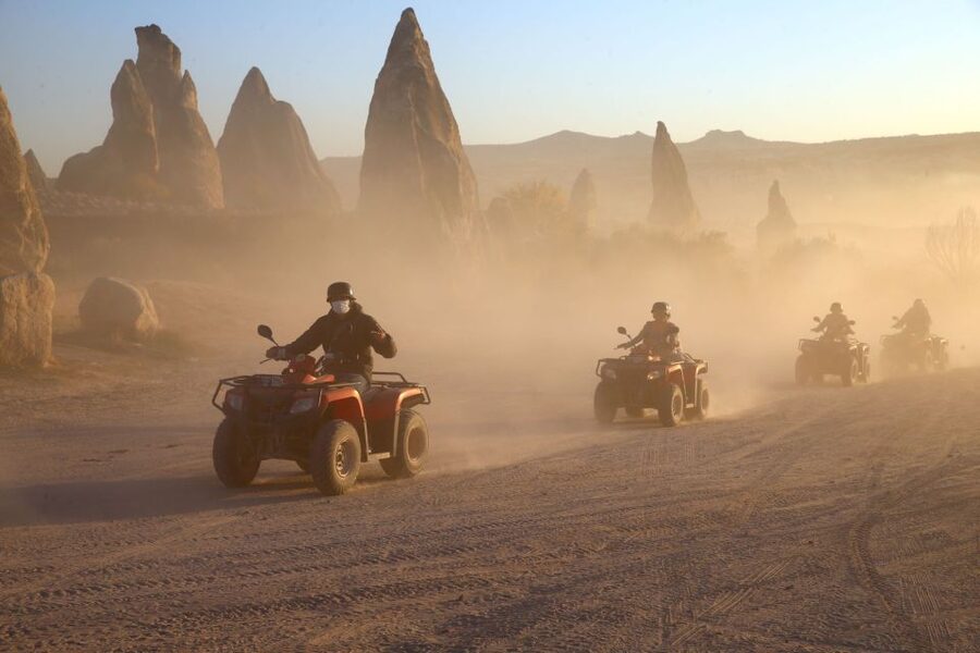 From Ürgüp/Göreme: Cappadocia Sunrise or Sunset Quad Tour - Sunrise or sunset quad tour, and why timing changes everything