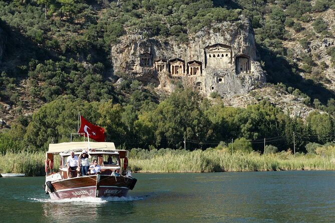 Full Day Fethiye Turtle Beach Tour With Mud Baths & Lunch - Rock tombs stop: a short culture break that won’t drain you