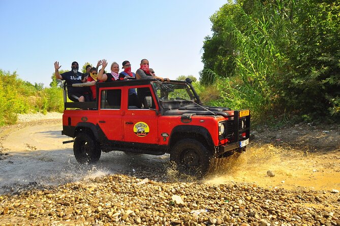 Green Canyon: Side Jeep Safari with Lunch & Waterfall & Boat Trip - Pickup timing around Side and neighboring towns
