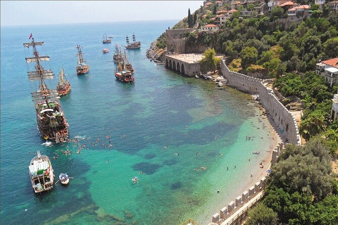 Halal Concept Short Pirate Boat Tour in Alanya - Reach Beach and Kızıl Kule: Architecture Views From the Water