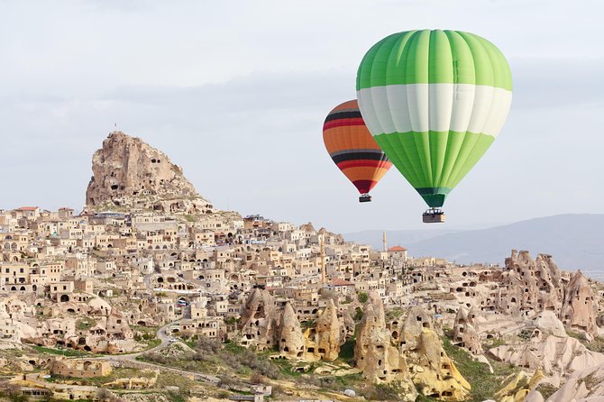 Hot Air Balloon, Best of Red and Green Guided 1-Day Tour - Sunset point, Uçhisar Castle, and the valley sequence to Rose Valley