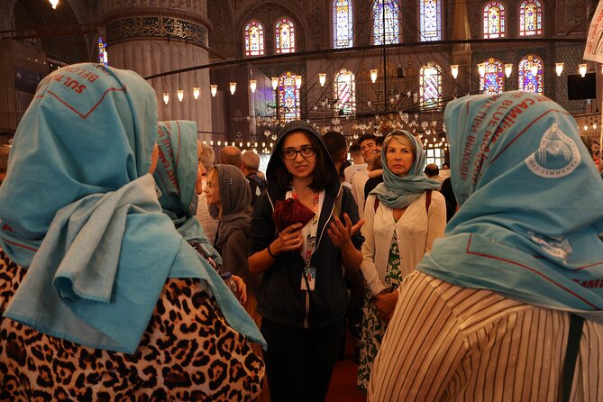 Istanbul: Blue Mosque, Hagia Sophia & Sultanahmet Tour - Hagia Sophia Grand Mosque: Dome Scale and Mosaic Clues