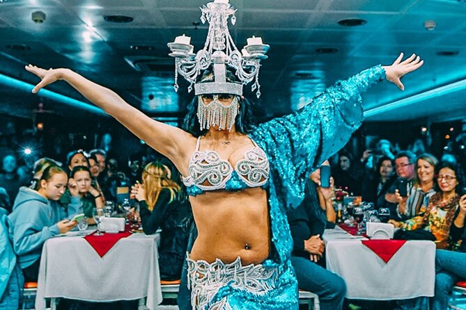 Istanbul: Bosphorus Dinner Cruise with Turkish Night Show - Dinner on board: Turkish starters, a main-course choice, and drinks