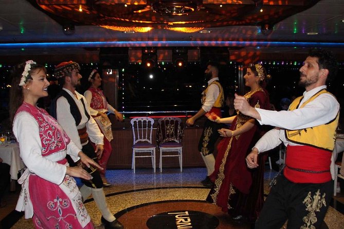Istanbul Bosphorus Dinner Cruise with Turkish Show - Bosphorus Night Views, Europe to Asia in One Ride