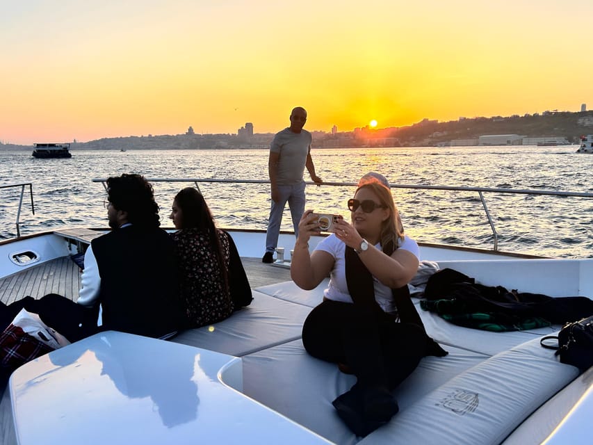 Istanbul: Bosphorus Sunset Cruise on a Luxury Yacht - Food and Drinks on Board: What You Actually Get for $59