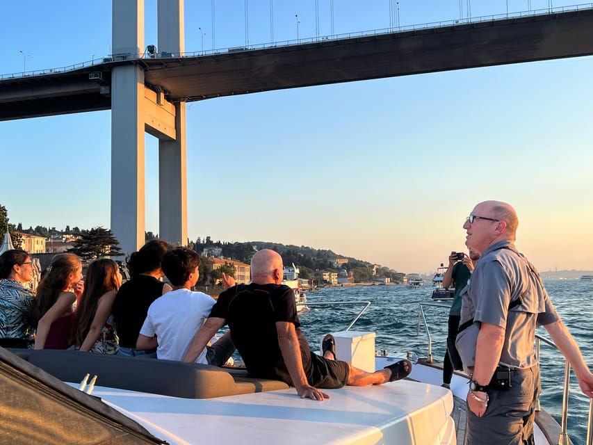 Istanbul: Bosphorus Sunset Cruise on a Luxury Yacht - Bosphorus Bridge to Arnavutköy and Bebek: Seeing the Strait’s Power