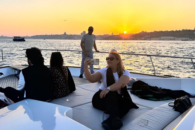 Istanbul Bosphorus Sunset Cruise on the Luxury Yacht - Rumeli Fortress: Ottoman defense vibes, seen in passing