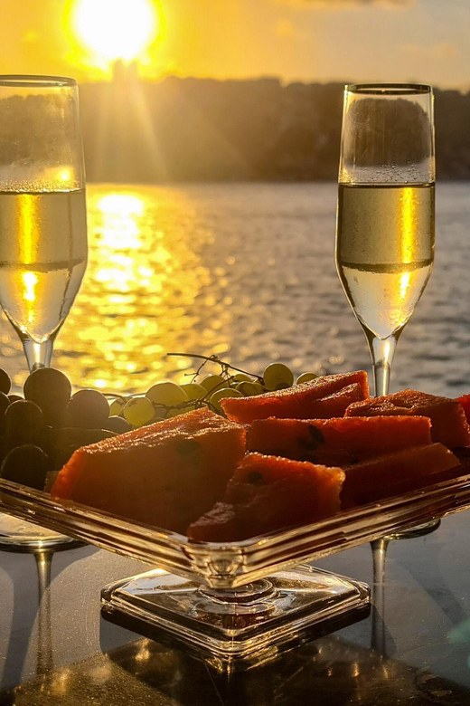 Istanbul: Bosphorus Sunset Cruise with Drinks & Snack - Dolmabahçe Palace, Ciragan Palace, and Ortaköy Mosque from the water