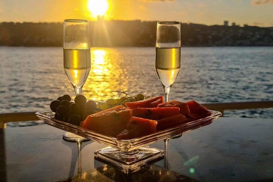 Istanbul: Bosphorus Sunset Cruise with Drinks & Snack - Snacks and soft drinks, plus what to expect in cooler weather