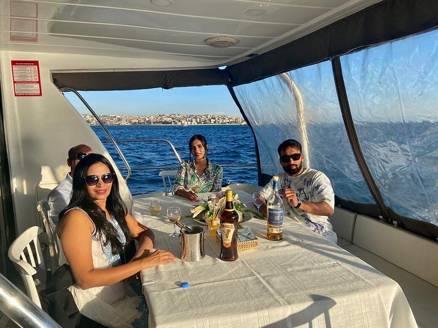 Istanbul: Bosphorus Yacht Cruise at Sunset with Snacks - The Guide and Commentary: English Hosting That Adds Context