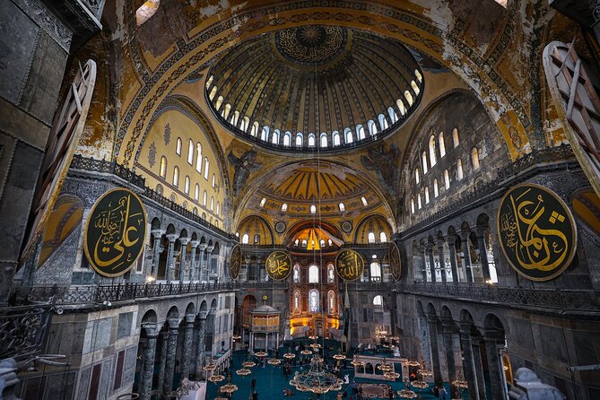 Istanbul Classics and Bosphorus Cruise Private Tour - Blue Mosque: six minarets, 17th-century tiles, and a fast photo window