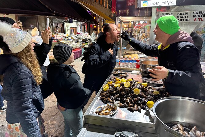 Istanbul Culinary Tour: Local Hotspots and Gourmet Street Foods - Galata Bridge: starting on the Golden Horn side