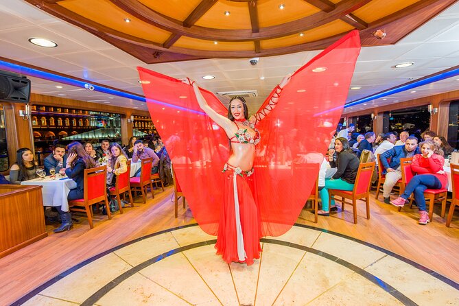 ISTANBUL: Dinner Cruise On The Bosphorus with Turkish night show - Boat Comfort, Wi-Fi, and Photo Options (Yes, There’s Often a Photographer)