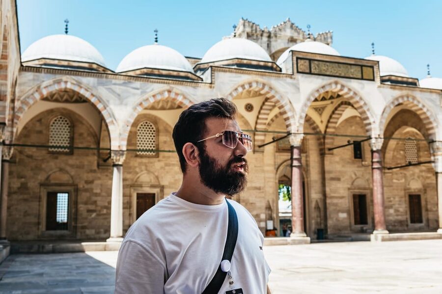 Istanbul: Hagia Sophia, Blue Mosque, Suleymaniye Mosque Tour - The Blue Mosque Exterior and the Sultan Ahmed Backstory