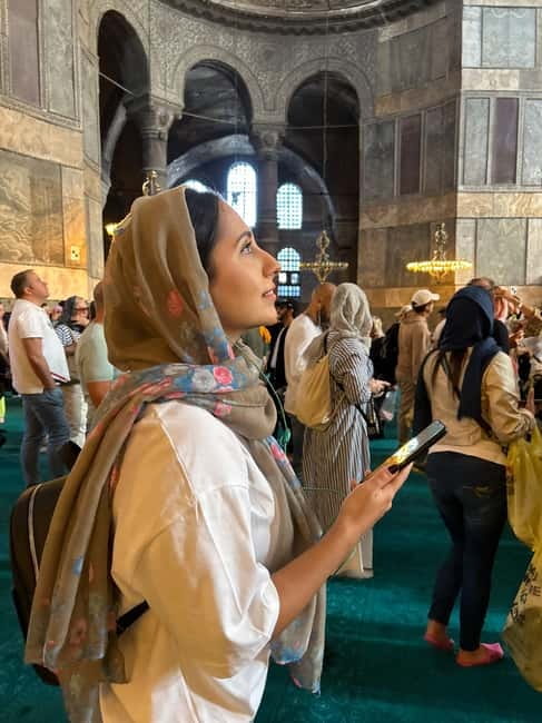 Istanbul: Hagia Sophia Ticket with Audio Guide & Blue Mosque - Inside Hagia Sophia: what your ticket includes, and what it excludes