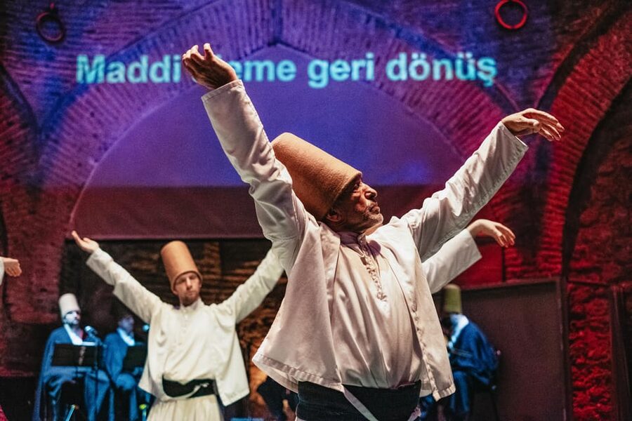 Istanbul: Hodjapasha Whirling Dervishes Show & Exhibition - What “complimentary drinks” feels like during the hour
