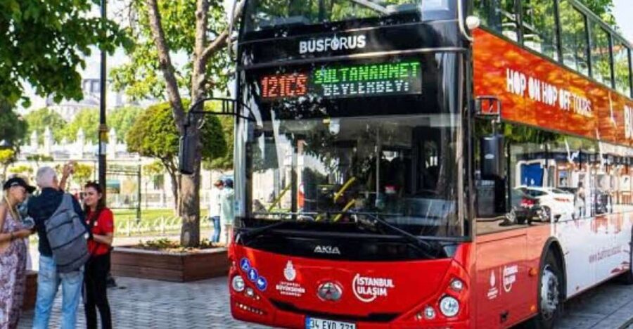Istanbul Hop On Hop Off Bus24 Hours Ticket - Open-top, panoramic views across Istanbul’s two continents