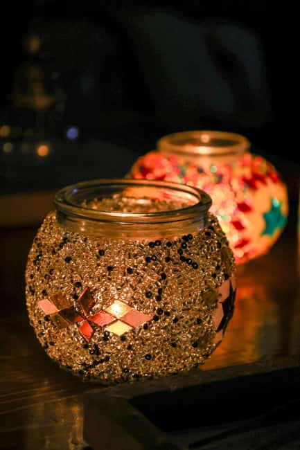 Istanbul: Mosaic Candle Holder Workshop - The 2-hour flow: welcome, mosaic making, drying break, final assembly