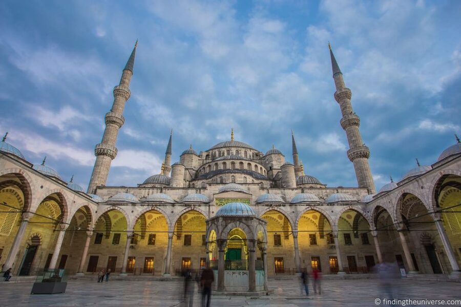 Istanbul: Old City Tour and Luxury Sunset Bosphorus Cruise - Entering the Blue Mosque: tiles, light, and practical scarf advice