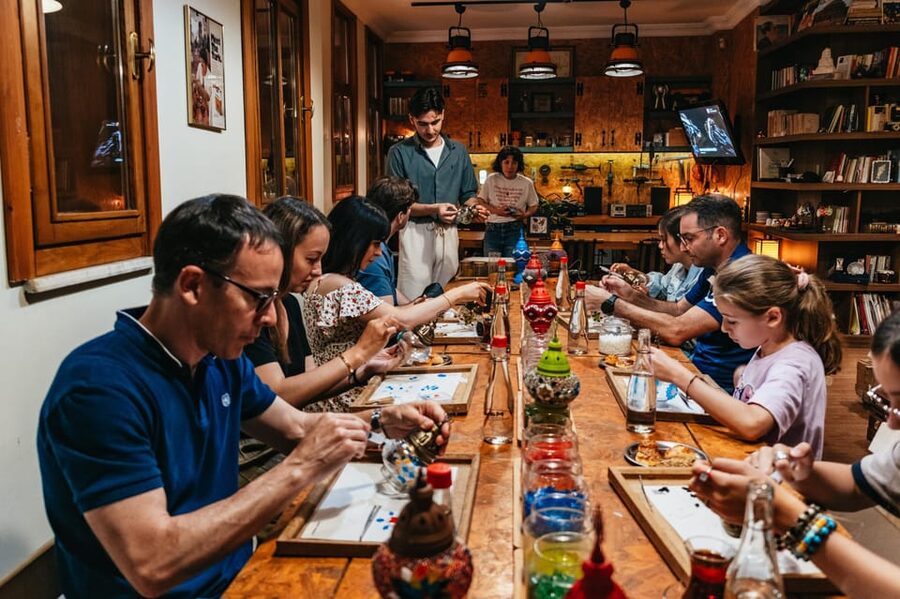 Istanbul:Original Turkish Mosaic Lamp Workshop w/ Snacks - Finding Merhaba Pastaneleri Sirkeci, and Planning Your Arrival