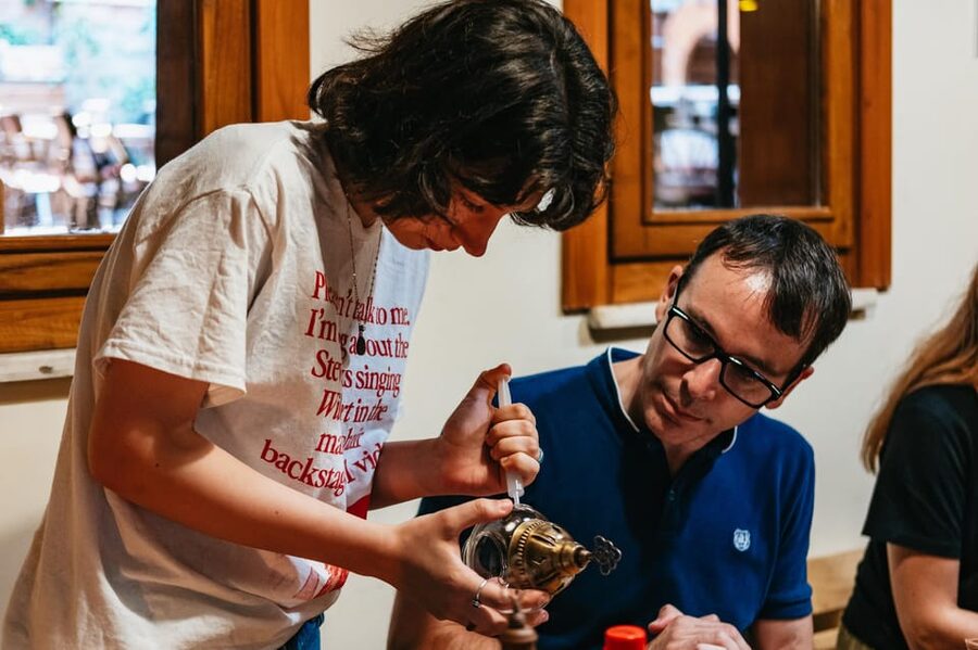 Istanbul:Original Turkish Mosaic Lamp Workshop w/ Snacks - Tea, Coffee, Cookies, and Istanbul Talk While Your Lamp Sets
