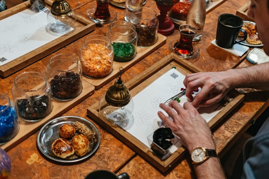 Istanbul:Original Turkish Mosaic Lamp Workshop w/ Snacks - The Take-Home Lamp: Packaging, US Adapter, and What Makes It Worth It