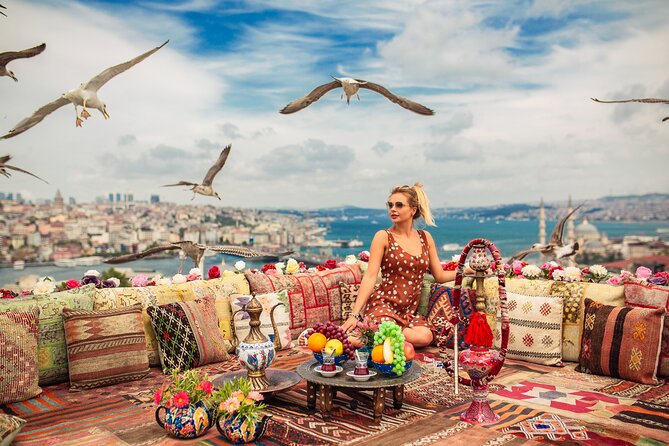 Istanbul Rooftop Photoshoot with Flying Dress - Your Wardrobe: Flying Dresses and Included Accessories