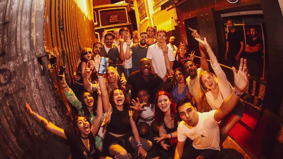 Istanbul: Rooftop Pub Crawl with Party Bus - Fred Bar Taksim start, icebreakers, and getting your bearings fast
