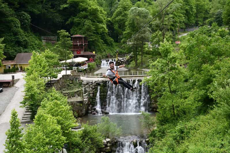 Istanbul: Sapanca Tour, Cable Car, Quad, & Zipline - Maşukiye waterfall area, zipline option and short scenic breaks