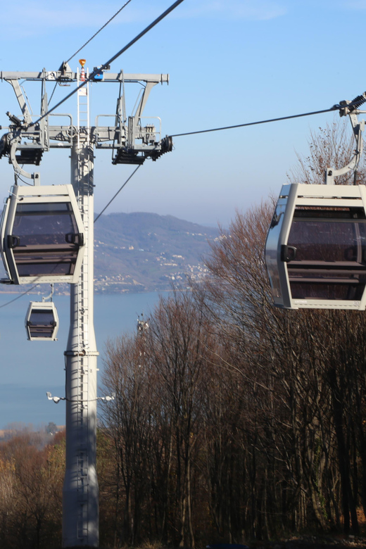 Istanbul: Sapanca Tour, Cable Car, Quad, & Zipline - Kartepe Teleferik cable car, the 1,500m view moment