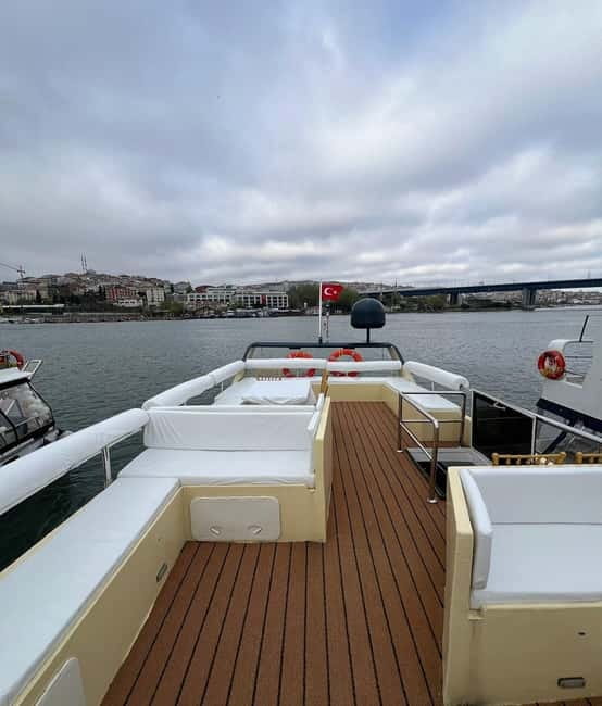 Istanbul: Sunset Bosphorus Yacht Cruise with A break on Asia - Golden Horn First: City Views Plus a Real Shore Moment