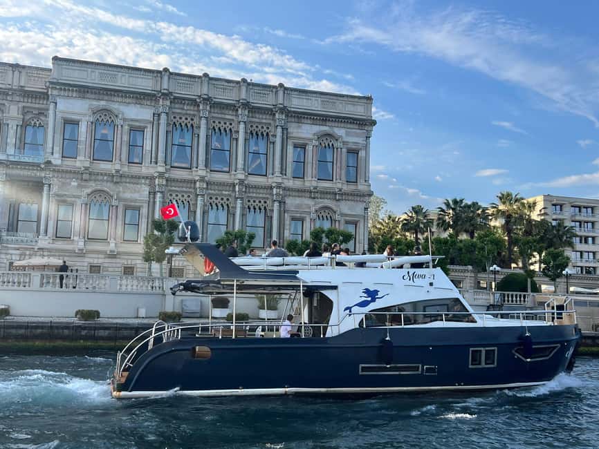 Istanbul: Sunset Bosphorus Yacht Cruise with A break on Asia - Bosphorus Bridge to Rumeli Hisarı: Where the Water Meets Defense