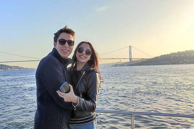Istanbul Sunset Cruise With Luxury Yacht On Bosphorus - European shore highlights: Dolmabahçe Palace, Ortaköy, and the Golden Horn views