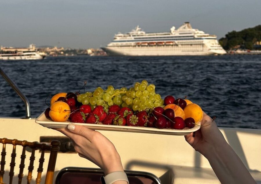Istanbul: Sunset or Day Small-Group Yacht Cruise with Snacks - The audio guide app: headphones, WhatsApp, and when to just watch