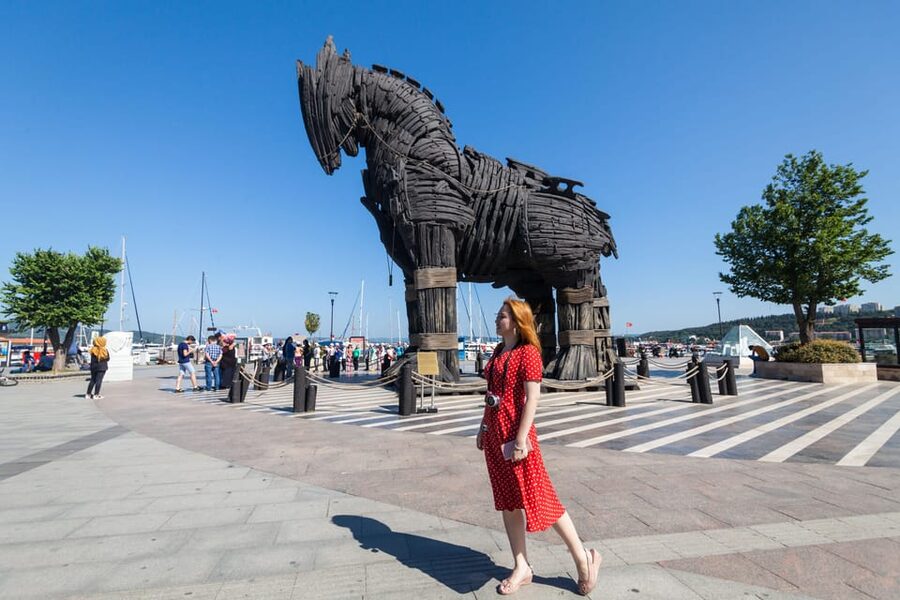 Istanbul: Troy Guided Bus Tour with Ferry Tickets & Lunch - Hotel pickup and the drive to the Çanakkale area