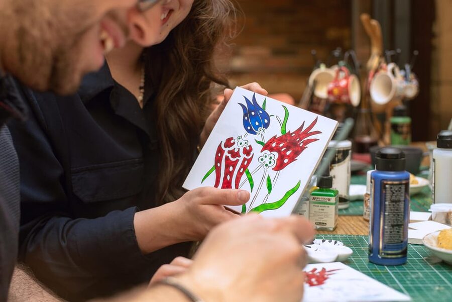 Istanbul: Turkish Tile Painting & Ceramic Workshop w/ Snacks - From paint to take-home, bubble-wrap and survival tips