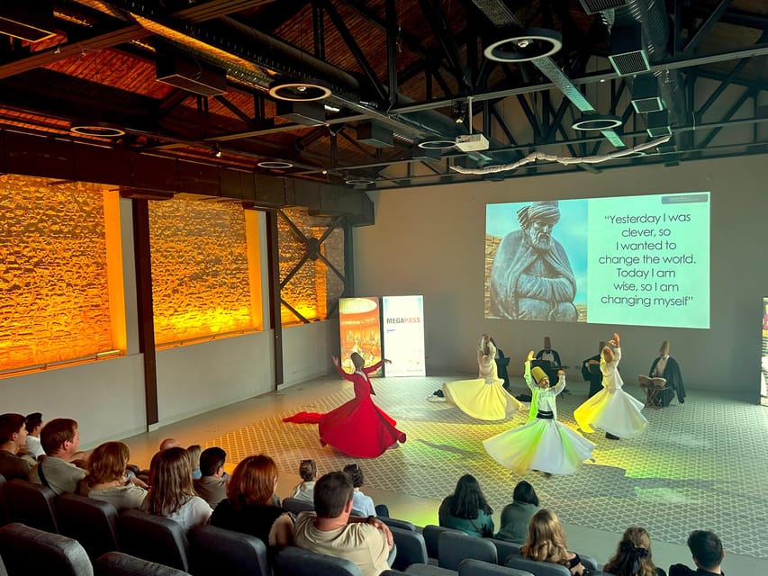 Istanbul: Whirling Dervish Ceremony next to Hagia Sophia - The meaning layer: host explanations plus a smart audio guide