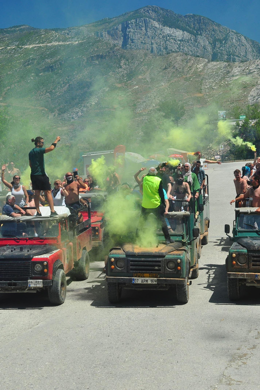 Jeep Safari-Lunch-Boat-Canyon-Waterfall-Foam,Water Party - Green Canyon and Green Lake Oymapınar: where the day turns from transport to experience