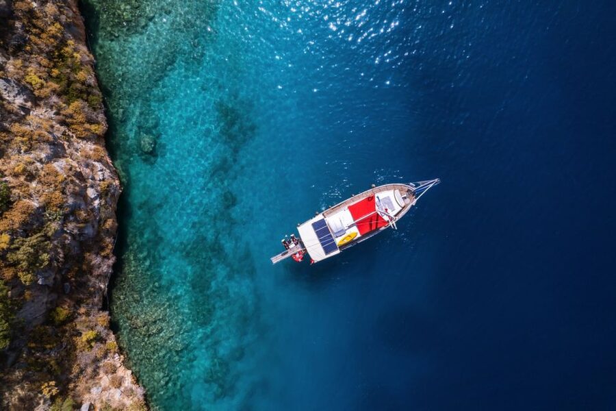 Kas: Limanagzi Beach & Island-Hopping Boat Tour with Lunch - Small River Bay: Swim Time Plus the Lunch Setup