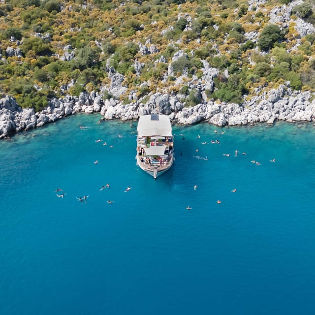 Kas: (Small Group) Day Trip to Kekova Island, Demre & Myra - Burç Bay, Gökkaya Bay, and Pirates Cave, a chain of watery stops