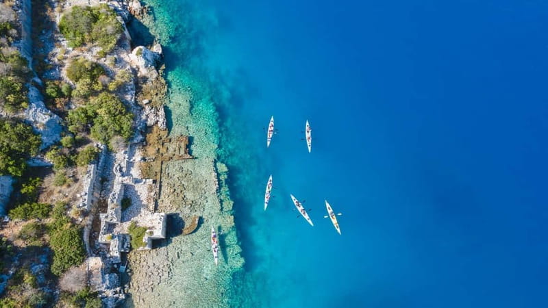Kekova Guided Sea Kayaking Tour - Kayaking Kekova with motor support and a tight 4-hour plan