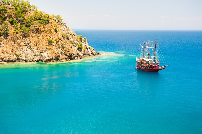 Kemer Pirate Boat Trip - Your Swim Stops: Cennet Koyu, Tekirova Cove, Alacasu, and Pirate Bay