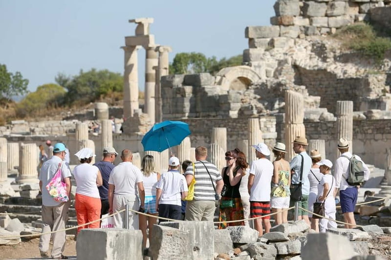 Kusadasi: Ephesus & House of Mary Small Group Tour w/Lunch - Great Theatre and St. Paul’s story in stone